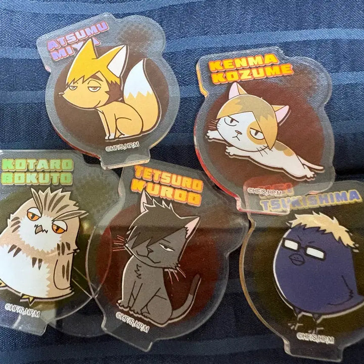 [BUNJANG] Haikyuu!! Mascot Acrylic Stand Set / 하이큐 마스코트 아크릴스탠드
