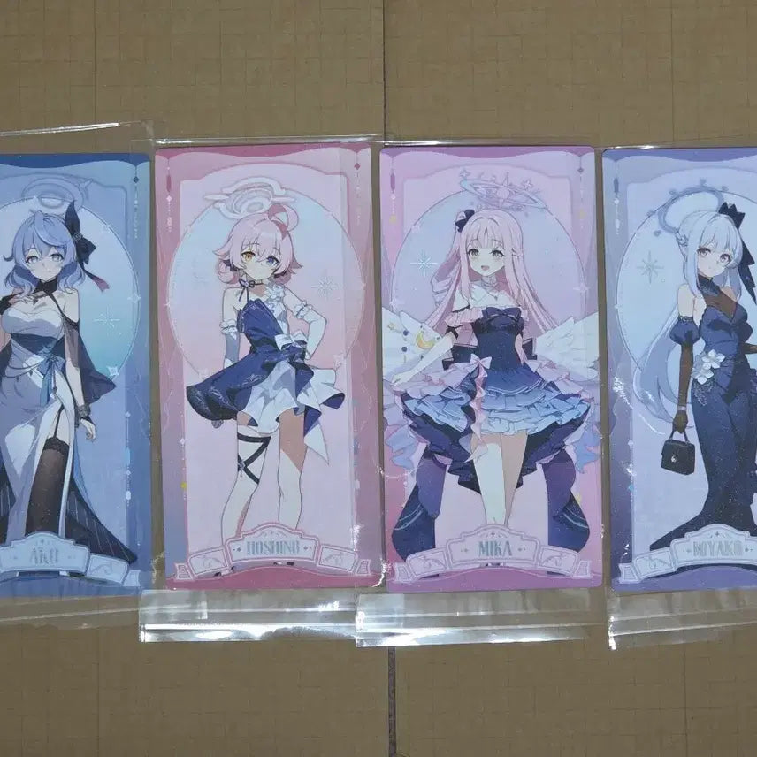 [BUNJANG] Blue Archive Card Set Miyako Hoshino Mika Akashi / 블루아카이브 카드택 포토카드 티켓 아코 미카 미야코 호시노