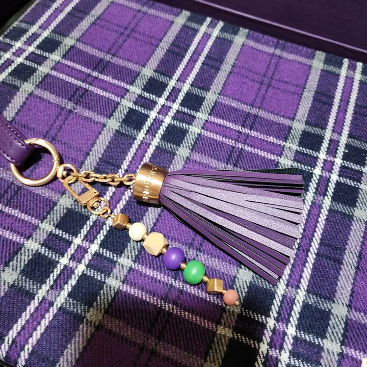 [BUNJANG] BTS x Starbucks Tartan Check Pouch &amp; Keyring Set / BTSx스타벅스 노트북파우치+키링