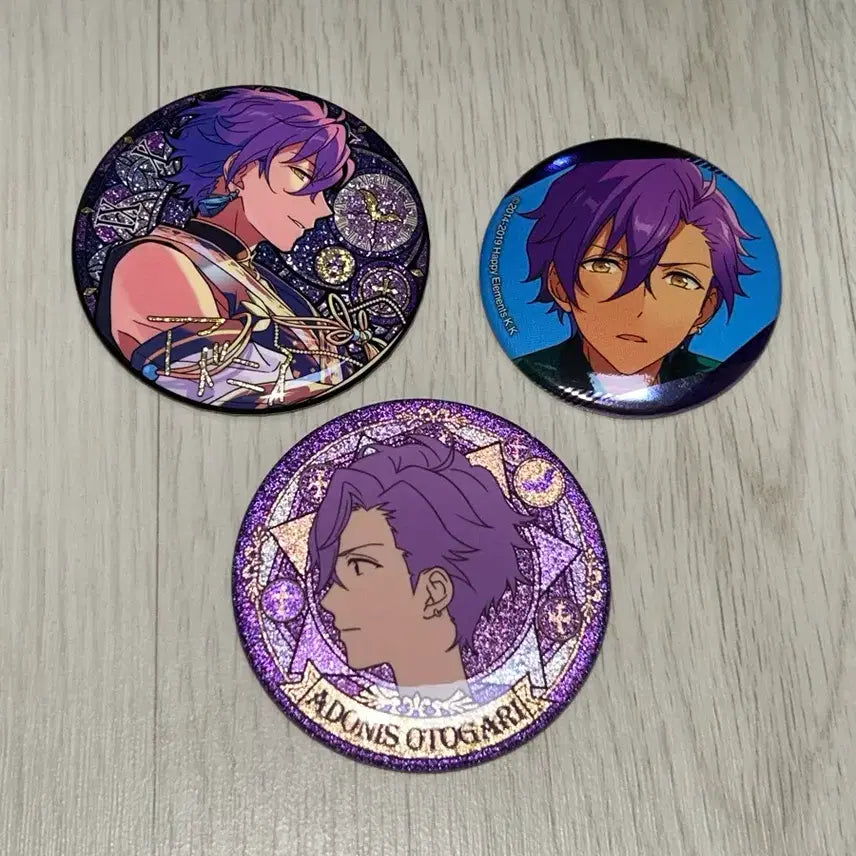 [BUNJANG] Ensemble Stars UNDEAD Adonis Badge Set (3 Types) / 앙스타 언데드 아도니스 뱃지 3종
