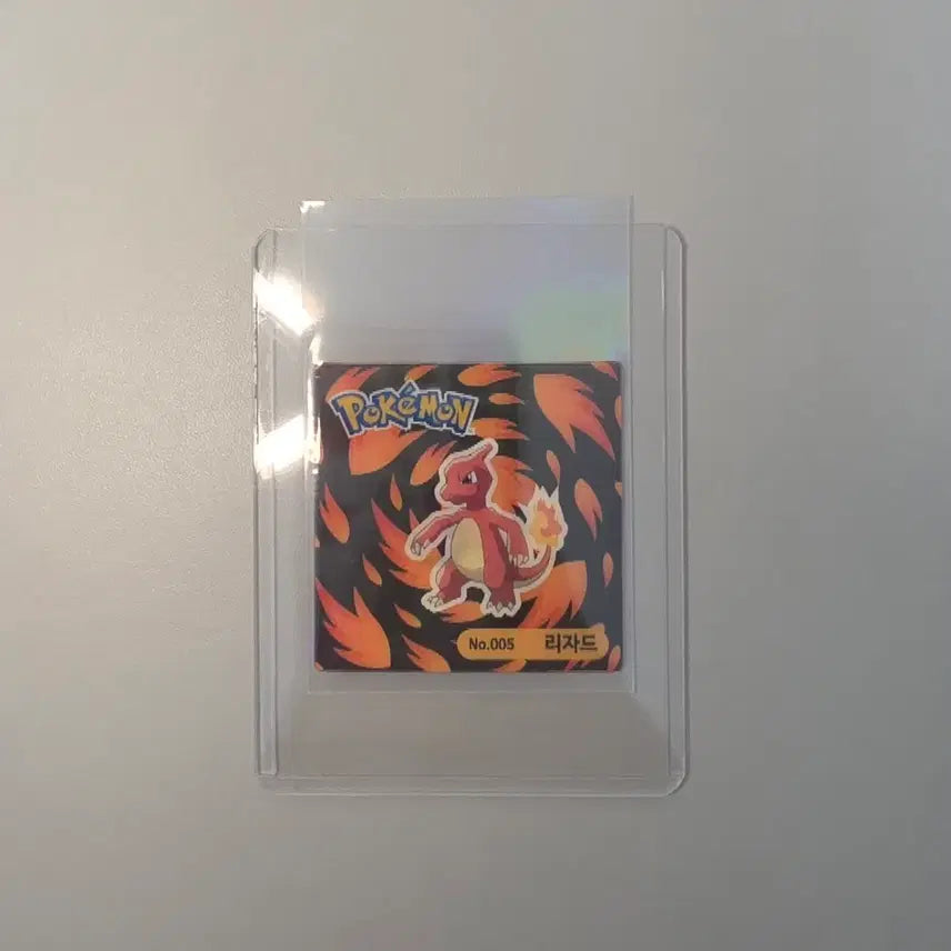 [BUNJANG] Pokemon Lenticular Chip Card Charmander / 포켓몬 렌티큘러 칩 카드 파이리