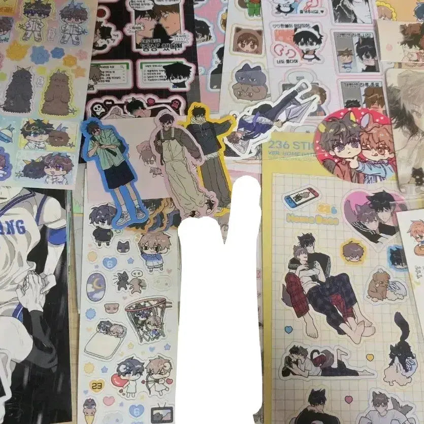[BUNJANG] Garbage Time Jongsang Sticker Acrylic Goods Bundle Set / 가비지타임 갑타 종상 스티커 아크릴 굿즈 판매 양도