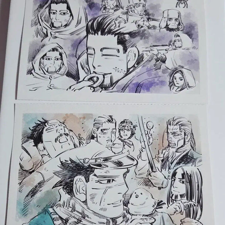 [BUNJANG] Golden Kamuy Illustration Cards (Set of 2) / 무배) 골든카무이 일러스트 카드 2장
