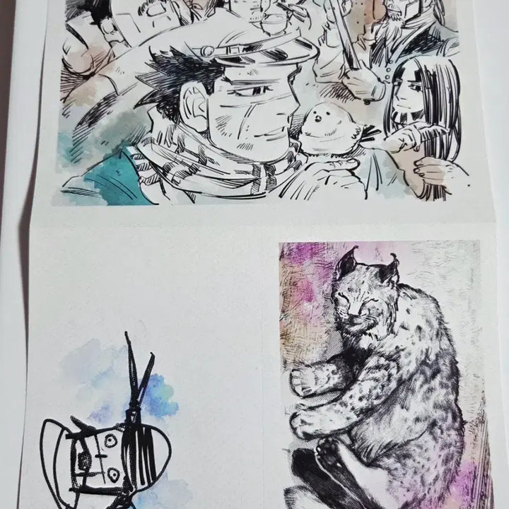 [BUNJANG] Golden Kamuy Illustration Cards (Set of 2) / 골든카무이 일러스트 카드 2장