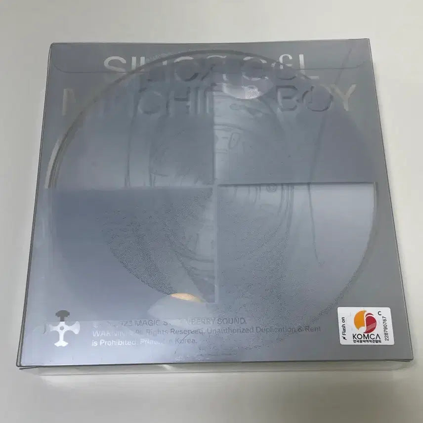 [BUNJANG] Silica Gel Machine Boy Album CD &amp; Signed Poster Bundle Set / 실리카겔 굿즈 일괄 (머신보이 앨범 CD, 사인 포스터)