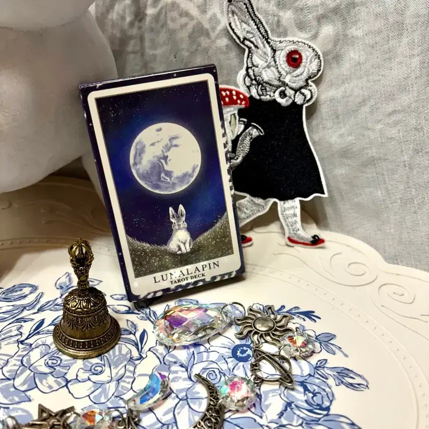 [BUNJANG] Rabbit Tarot Deck Bundle with Plush Toy, Occult Antiques, and Accessories / 토끼 타로카드+봉제인형+오컬트 앤틱소품