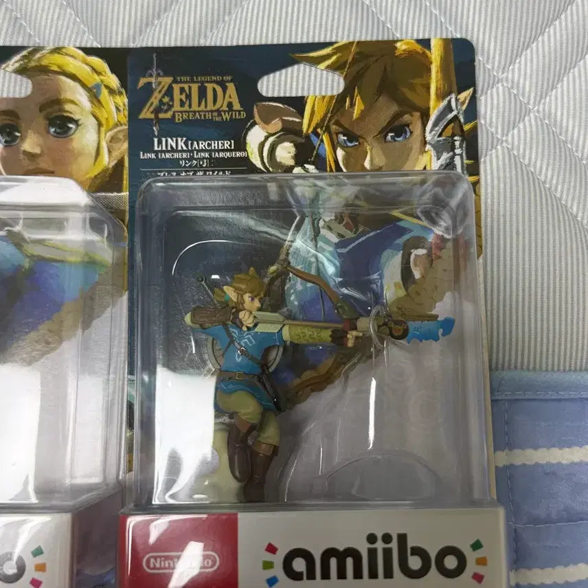 [BUNJANG] The Legend of Zelda Amiibo Figures Set (Link, Zelda, Revali) - Breath of the Wild - Sealed / 젤다의 전설 아미보 피규어 4종 야생의 숨결 야숨 링크 활 젤다 영걸 리발 다르케르 미개봉