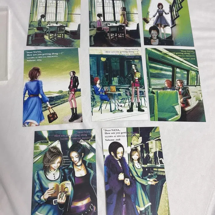 [BUNJANG] Yazawa Ai NANA Postcard Card Set (8 Types) / [고전 공식굿즈] NANA 나나 야자와아이 엽서카드 8종세트 쿠키 고전문구