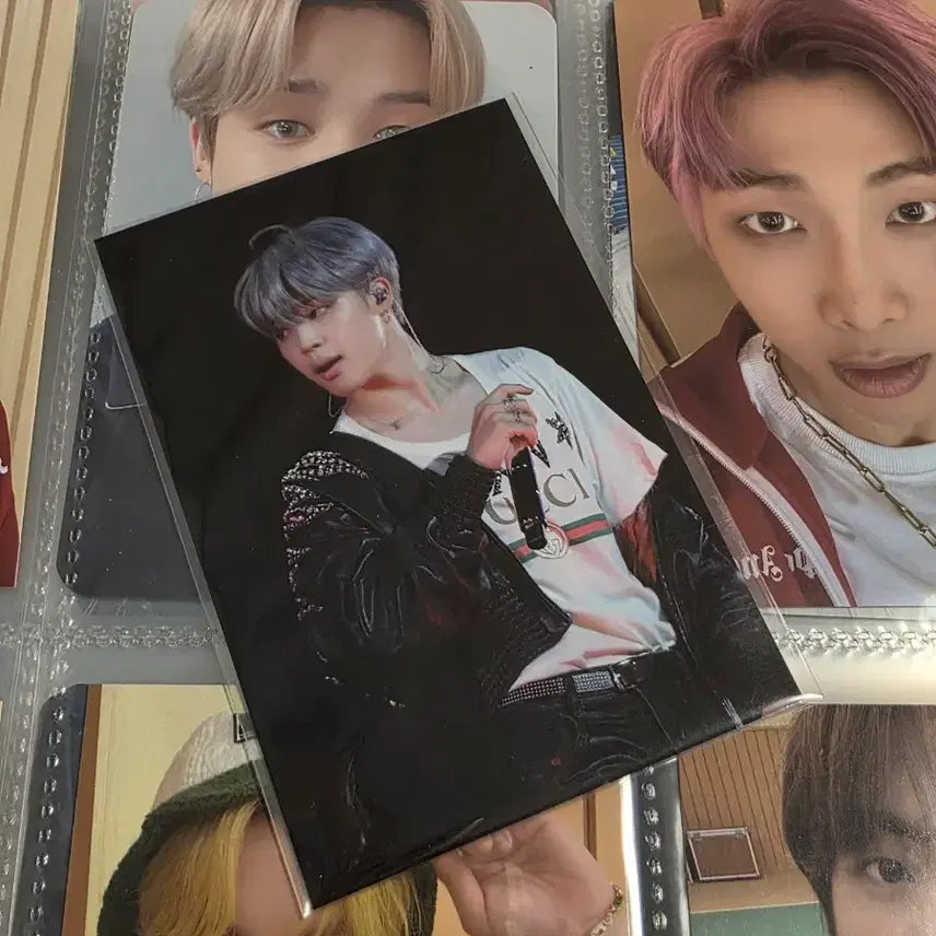 [BUNJANG] BTS Jimin HYBE INSIGHT Microphone Badge Photocard / 방탄 지민 하이브 인사이트 마이크뱃지 포카 키티갱포카