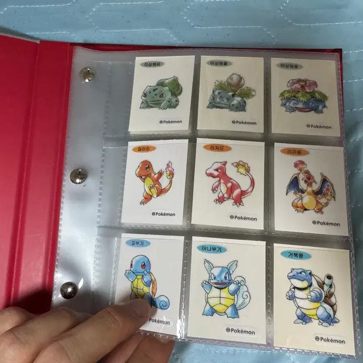 [BUNJANG] Pokemon Charizard Sticker Book + 100 Artwork Set (Includes Mewtwo) / 포켓몬 리자몽띠부씰북+아트워크100종전종 (뮤츠포함)