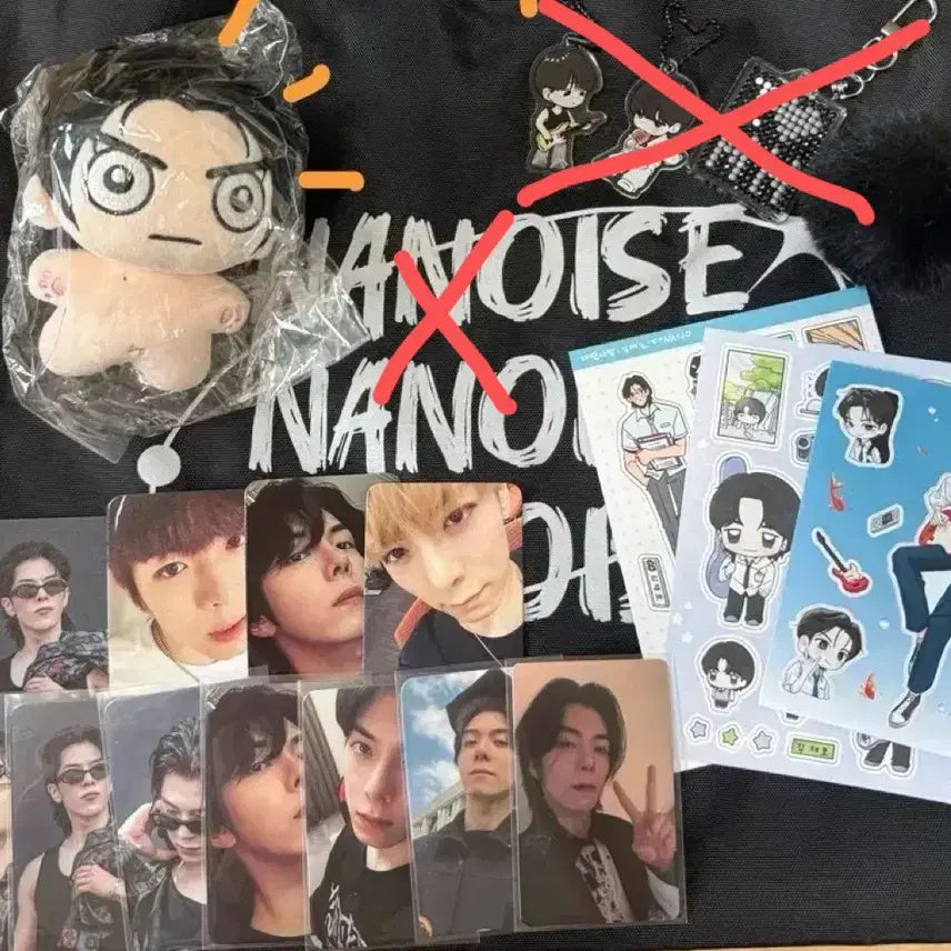[BUNJANG] Kim Jae Ho Nano Mirror-zzat Doll Photocard Sticker Set / 김재호 나노 nano 미러쨓 인형 포카 스티커