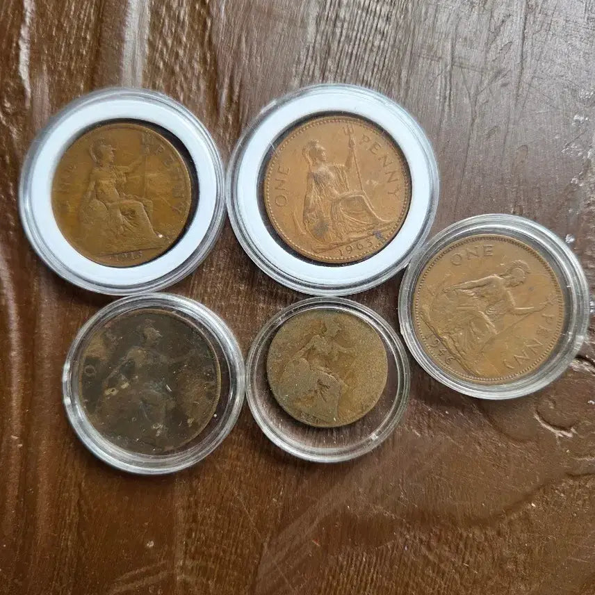 [BUNJANG] British Coin Set (5 Pieces) / 영국 동전 5개 세트