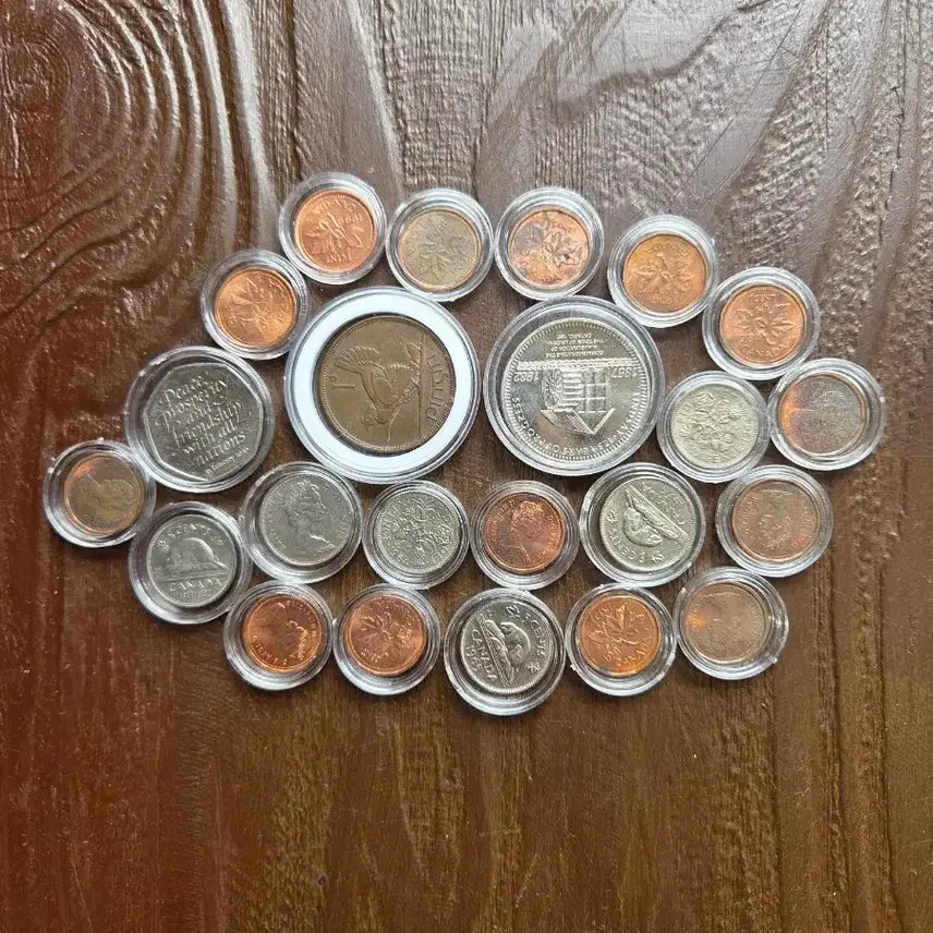 [BUNJANG] Canadian Coin Collection (23 Types) / 캐나다 코인 모음 23종