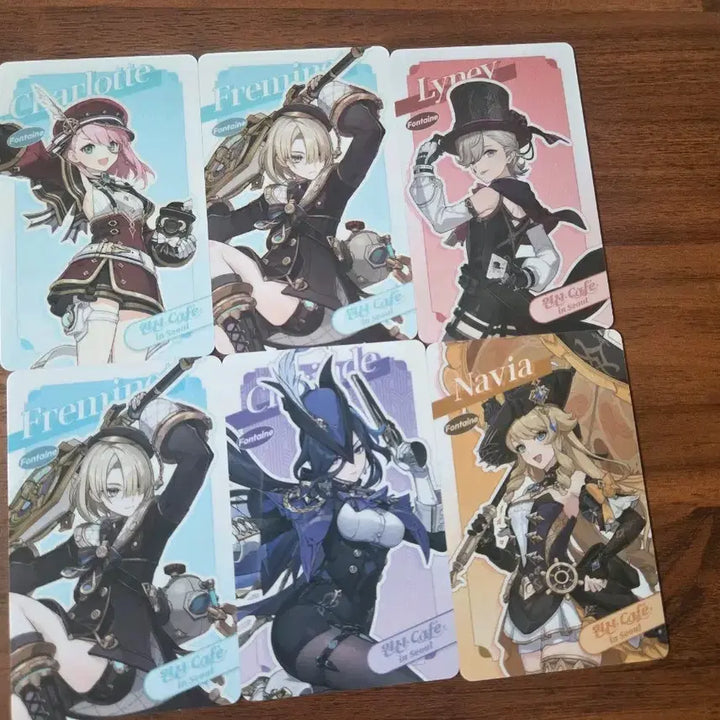 [BUNJANG] Genshin Cafe Print Photocard Wanderer, Loen, Venti, Anastasia Bundle Set / 원신 카페 인쇄 포카 방랑자 로엔 벤티 아나스타샤 판매