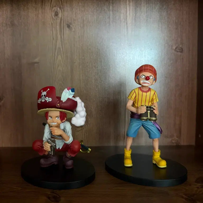 [BUNJANG] One Piece Shanks &amp; Buggy Children DXF Figure Set / 원피스 dxf샹크스 버기 칠드런 피규어 세트 일괄