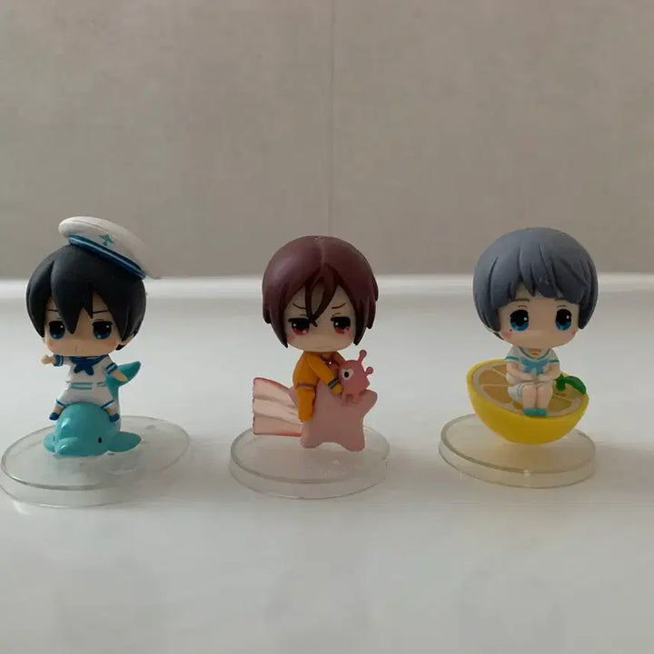 [BUNJANG] Free! Deformed Haruka, Rin, Nitori Bundle Set (Classic Figures) / 프리 Free! 데포르메 하루카, 린, 니토리 일괄 (고전 피규어)