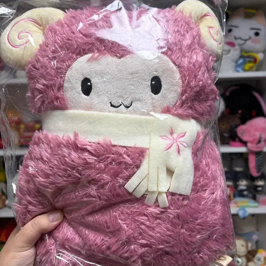 [BUNJANG] Japanese Retro Alpaca Plush Cushion / 일본 레트로 빈티지 알파카 양 대형 인형 뽀글이 쿠션 방꾸