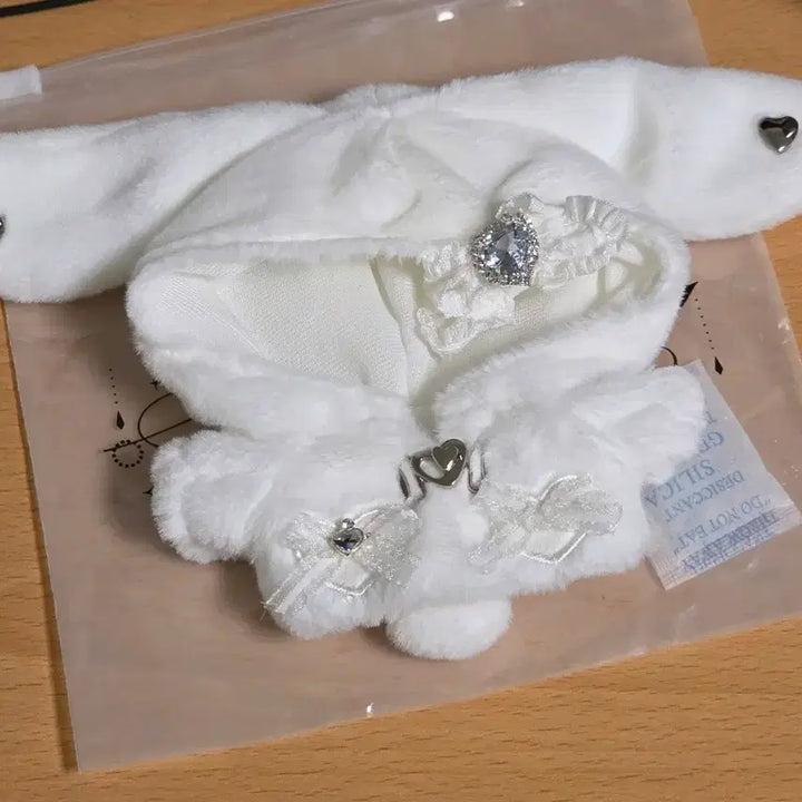 [BUNJANG] 10cm Sunny Closet Puppy Narine White Cotton Doll Clothing / 10cm 써니클로젯 퍼피나린 화이트 솜인형 인형옷
