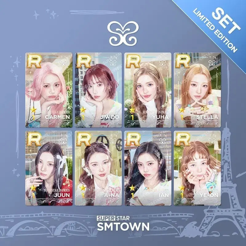 [BUNJANG] hearts2hearts SuperStar SMTOWN Paris Photocard Set / 하츠투하츠 hearts2hearts 슈스엠 포카 세트