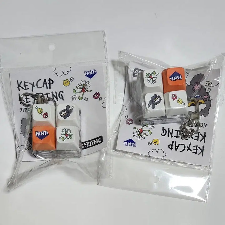 [BUNJANG] Jo &amp; Friends Fanta Keycap Keyring Bundle Set / 2개일괄) 조앤프렌즈 환타 키캡 키링 조아 지드래곤 zonfriends