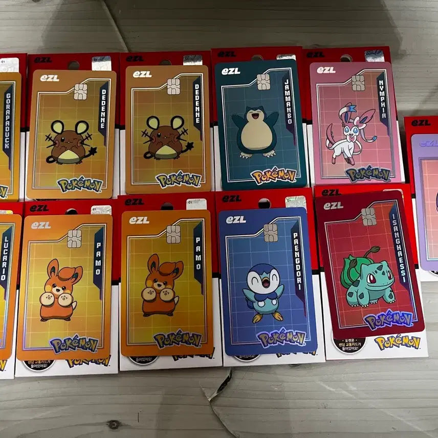 [BUNJANG] Various Pokemon Random Transit Cards / 이즐 포켓몬 랜덤 교통카드 판매