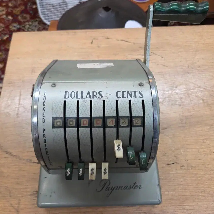 [BUNJANG] Vintage Paymaster Check Writer / 빈티지 페이마스터 빈티지 수표 발행기 입니다.