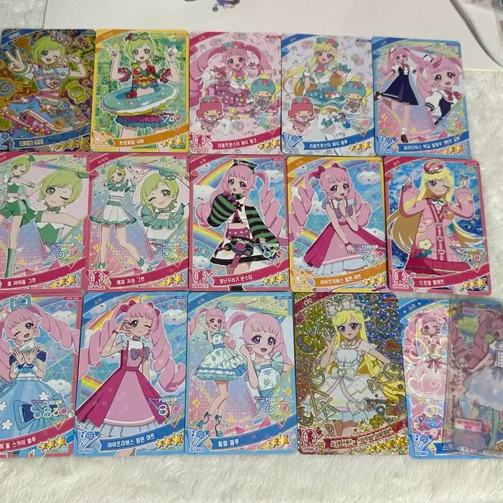 [BUNJANG] Starry Neon Colorful Candy Bundle Set I-FREY Card Set 3-6 / (일괄) 아이프리 카드 3탄 4탄 5탄 6탄 2성 3성 4성 아이리 초아 소라 밀피 산리오 스타리네온 컬러풀캔디