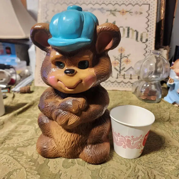 [BUNJANG] 1973 Oakland, New Jersey Piggy Bank / 1973년 USA 뉴저지주 오클랜드 저금통 높이24cm  19000원