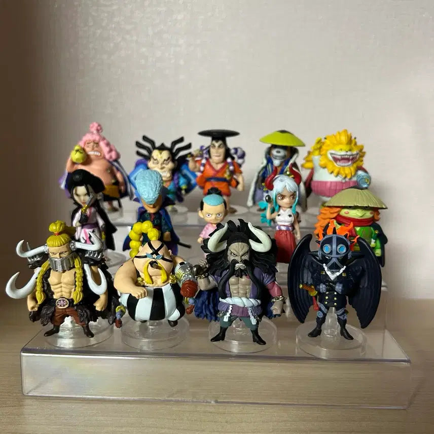 [BUNJANG] One Piece Wanophi Mi Series Wano Country Figures (Set of 14) / 원피스 원피노미 원피의열매 와노쿠니 피규어 가챠 카이도 야마토 킹 네코마무시