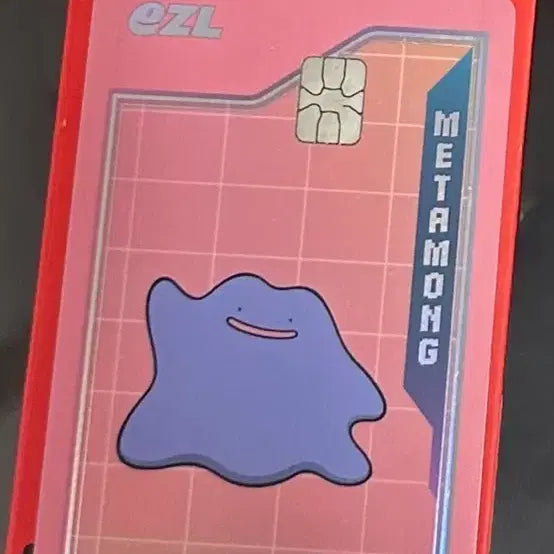 [BUNJANG] Pokémon 30th Anniversary Eazyle Transportation Card - Ditto / 포켓몬스터 30주년 이즐교통카드 메타몽