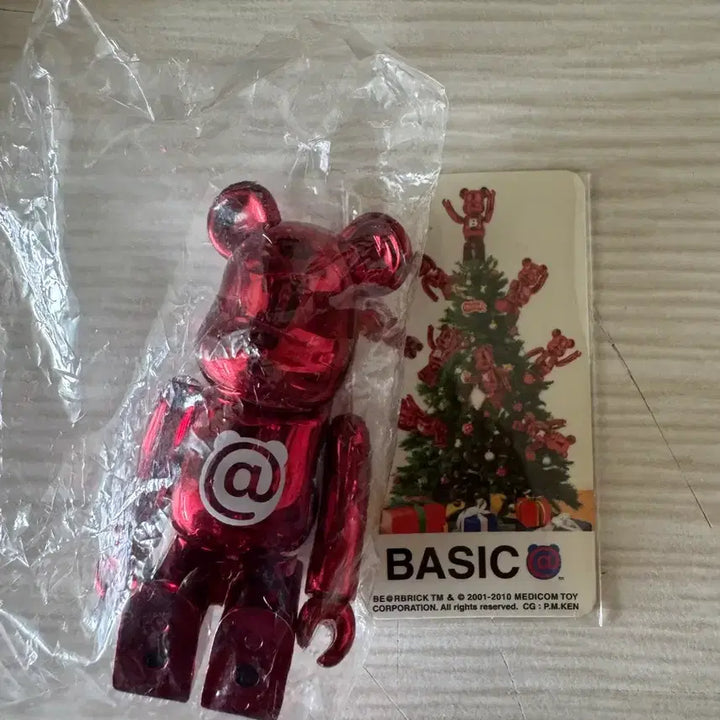 [BUNJANG] Bearbrick 21st Series Basic Red @ Logo Figure / 베어브릭 21탄 베이직 @