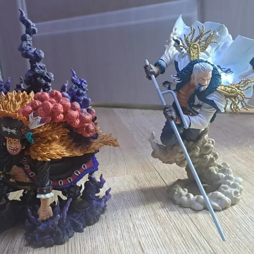 [BUNJANG] One Piece B Prize Teach &amp; C Prize Smoker Figure Bundle Set (No Art Box) / 개봉양품  원피스 b상 티치 c상 스모크 일괄만 팝니다.(아트박스없음)급처
