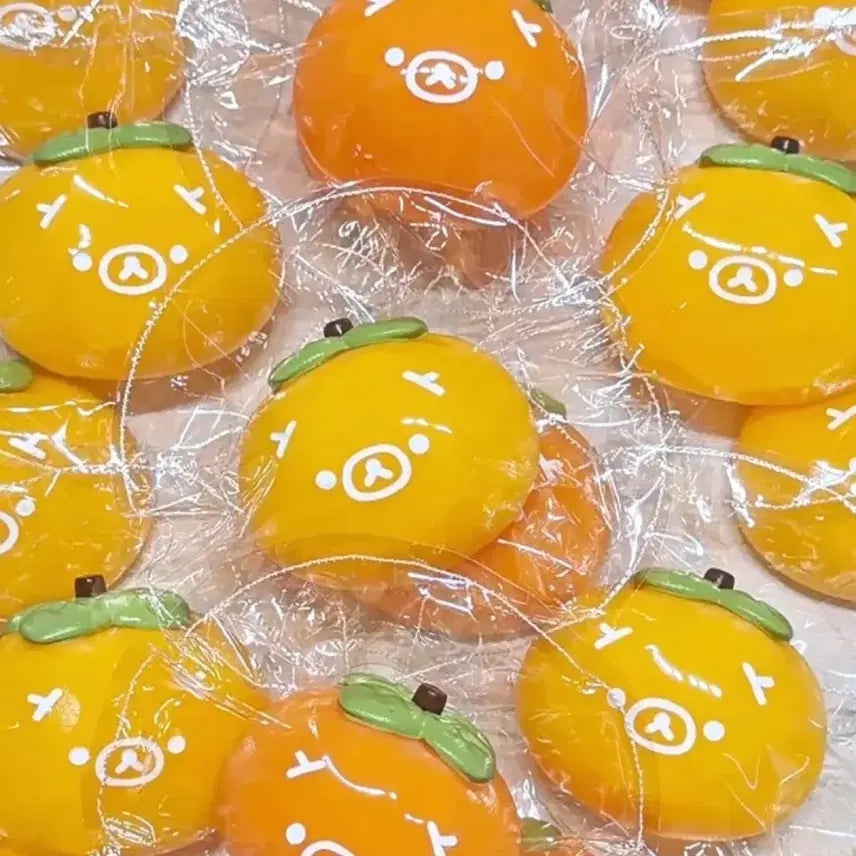 [BUNJANG] Rilakkuma Persimmon Squishy with PVC Pouch / 무료배송 새상품 리락쿠마 감 말랑이 (pvc파우치도 같이 드려요!)
