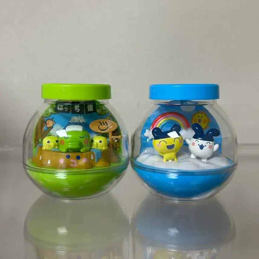 [BUNJANG] Tamagotchi Terrarium Gacha Set: Kuchipatchi, Guguchipatchi, Mimitchi, Mametchi / 다마고치 테라리움 가챠 주댕티 구치파치 미미치 마메치