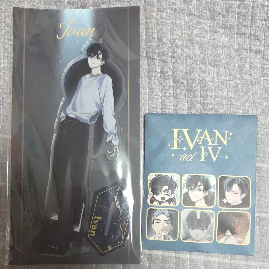 [BUNJANG] A Stage Ivan Acrylic Stand &amp; Can Badge Set / 에일리언스테이지 에이스테 이반 팬미팅 콘서트 아크릴+캔뱃지 판매