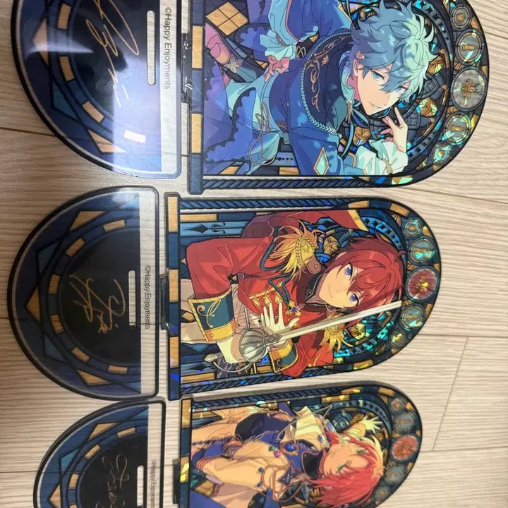 [BUNJANG] Ensemble Stars! Stain Glass Acrylic Set Sena Izumi, Leo Tsukinaga, Tsukasa Suou Bundle Set / (일괄) 앙스타 스테인글라스 아크릴 세나 레오 츠카사