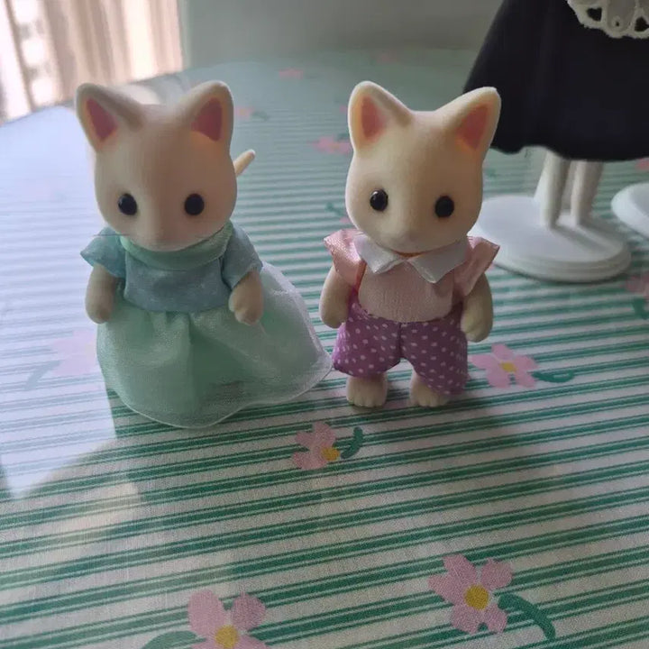 [BUNJANG] Sylvanian Families Silk Cat Family Bundle Set / 실바니안 실크캣 패밀리(일괄)