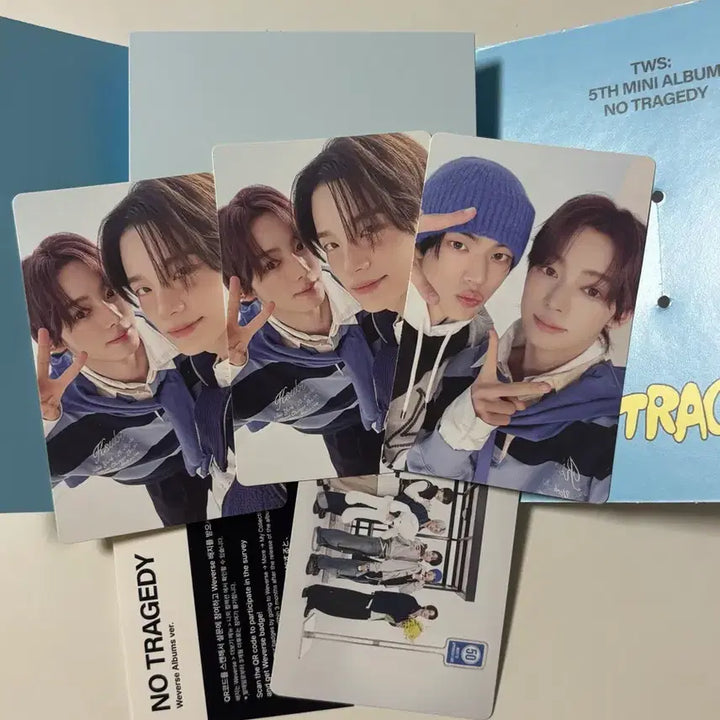 [BUNJANG] TWS NO TRAGEDY Weverse Album Bundle Set / 투어스 NO TRAGEDY 위버스 앨범 신유 도훈 한진 포카 일괄