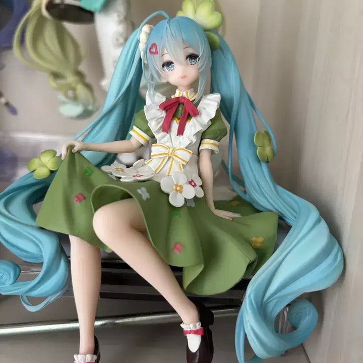 [BUNJANG] Hatsune Miku Furyu Noodle Stopper Cheerful Clover Ver. / 급처) 하츠네 미쿠 후류 누들스토퍼 네입클로버