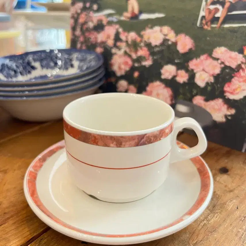 [BUNJANG] Bilbo Vintage Teacup Duo 200ml / 독일 빈티지 빌보 찻잔 듀오