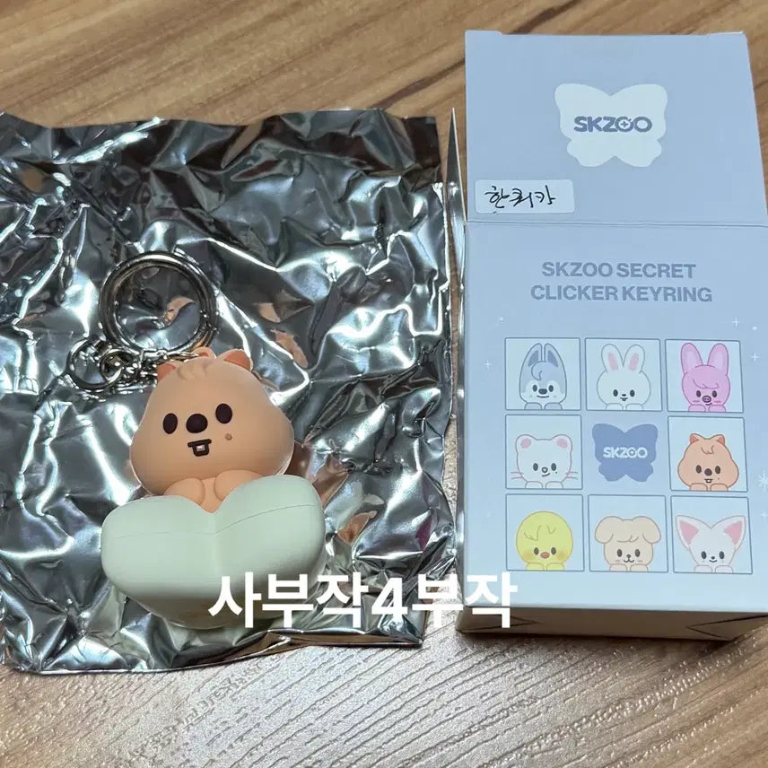 [BUNJANG] Stray Kids Run It Concert MD SKZOO Secret Clicker Keychain Han Quokka / 스키즈 런잇 콘서트 엠디 스키주 시크릿 클리커 클릭커 키링 쿼카 한쿼카 한