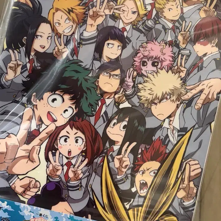 [BUNJANG] My Hero Academia Ichiban Kuji Uniform Poster / 제일복권 쿠지 히로아카 나히아 i상 교복 포스터