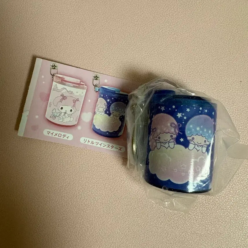 [BUNJANG] Sanrio Coin Cylinder Gacha Little Twin Stars Coin Purse (Sealed) / 미개봉)산리오 코인 실린더 가챠 키키라라 리틀트윈스타 동전지갑