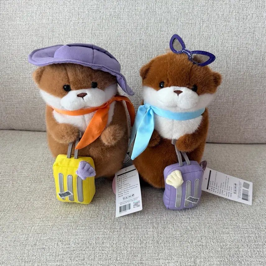 [BUNJANG] Woosoo Woosoochan Brown Dark Brown 27cm Medium Plush Doll / 정품 가족여행 우소우소짱 브라운 다크브라운 27cm 중형 인형