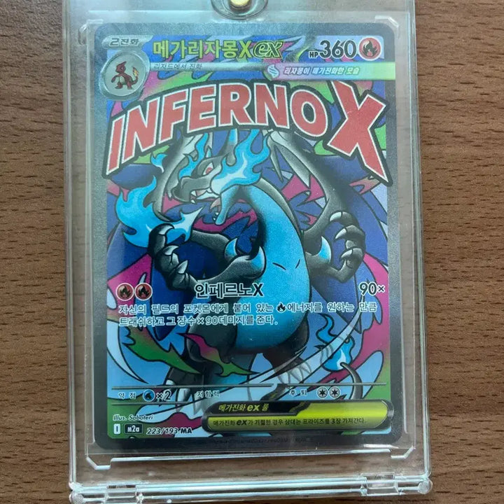 [BUNJANG] Mewtwo &amp; Charizard-EX Inferno Card / 메가리자몽X 인페르노X EX 포켓몬 카드