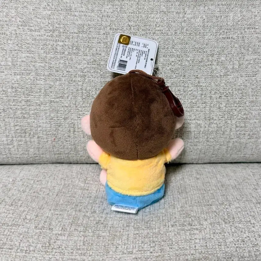 [BUNJANG] Official Crayon Shin-chan Maenggu 13cm Keyring Plush Doll / 정품 짱구는못말려 맹구 13cm 키링인형