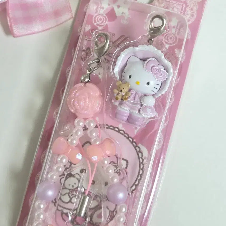[BUNJANG] Classic Kitty Novara Lolita Strap &amp; Figure Keychain / 고전키티 노바라 로리타 스트랩 고전키티 피규어 키링