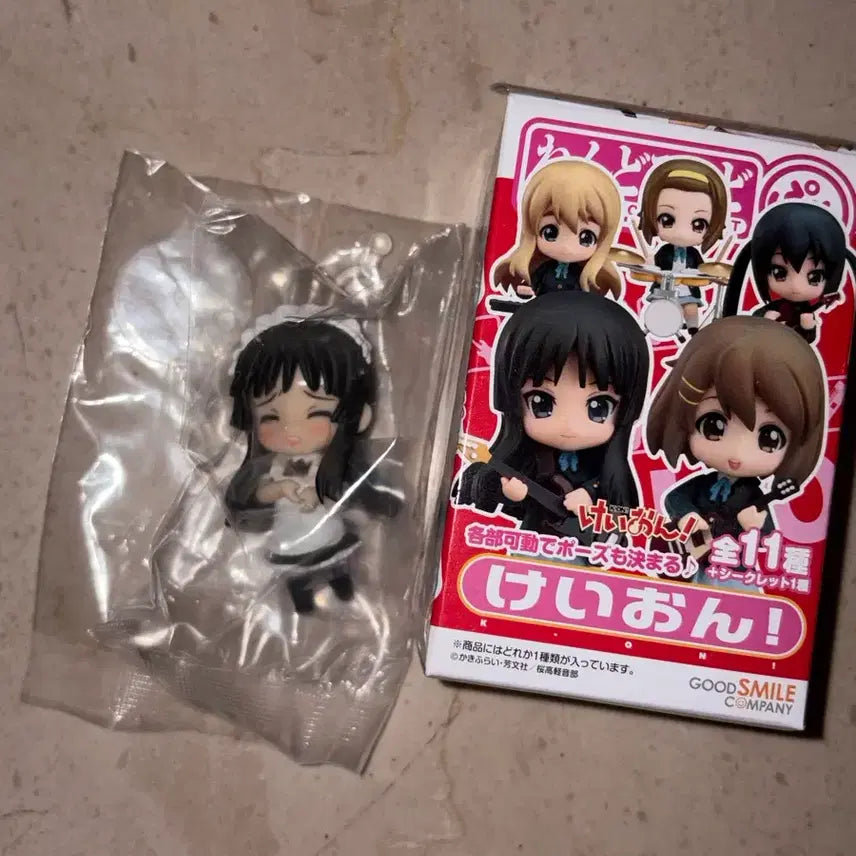 [BUNJANG] K-On! Mio Nendoroid Puchi Figure (Sealed) / (미개봉)케이온 메이드 미오 넨도푸치 넨도로이드 피규어