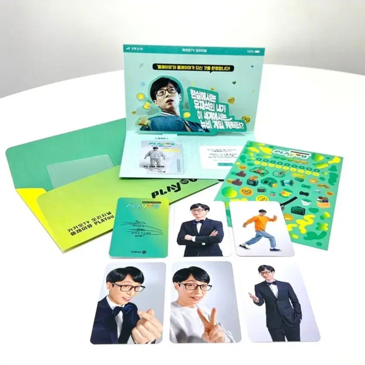[BUNJANG] PLAY YOU Player Kit Yoo Jae Suk Photocard / 플레이유 플레이어 키트 (유재석 포토카드)