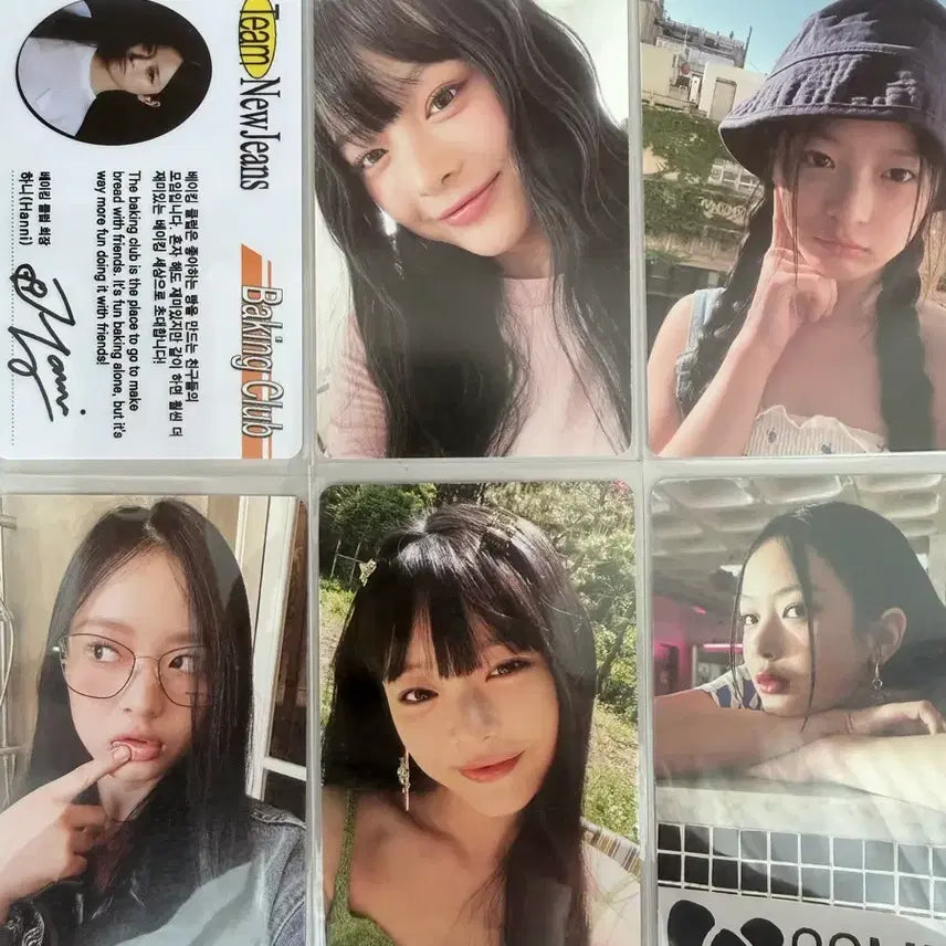 [BUNJANG] NewJeans NJZ Hanni Photocard 6 Types Bundle Set / (일괄) 뉴진스 NJZ 하니 블루북 포카 6종